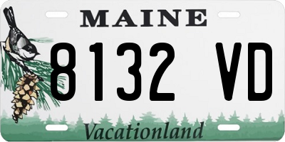 ME license plate 8132VD