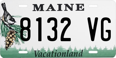 ME license plate 8132VG