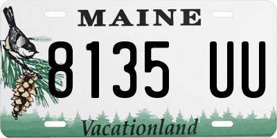 ME license plate 8135UU