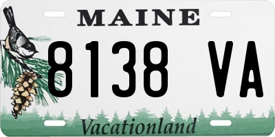 ME license plate 8138VA
