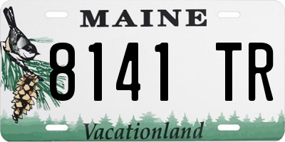 ME license plate 8141TR