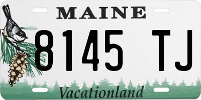 ME license plate 8145TJ