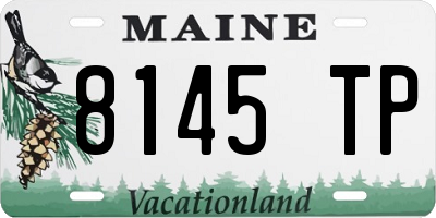 ME license plate 8145TP