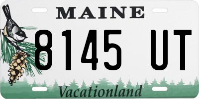 ME license plate 8145UT