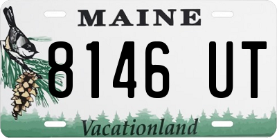 ME license plate 8146UT