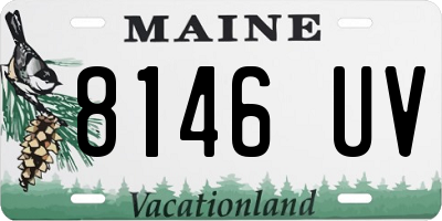ME license plate 8146UV