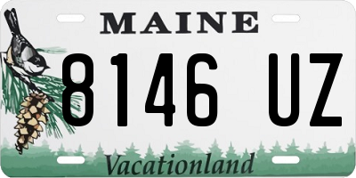 ME license plate 8146UZ