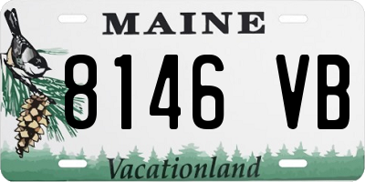 ME license plate 8146VB
