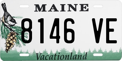 ME license plate 8146VE