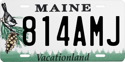 ME license plate 814AMJ