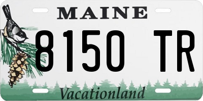 ME license plate 8150TR