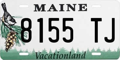 ME license plate 8155TJ