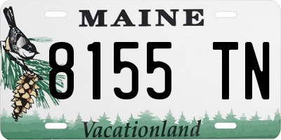 ME license plate 8155TN