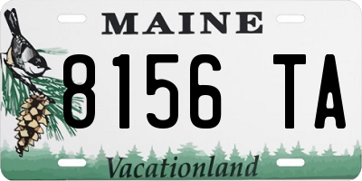 ME license plate 8156TA