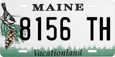 ME license plate 8156TH