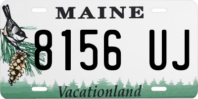 ME license plate 8156UJ