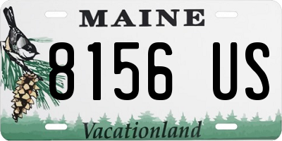 ME license plate 8156US