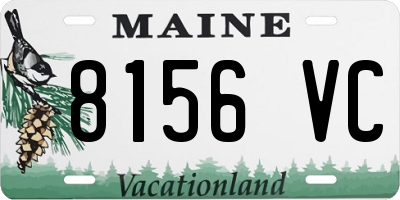 ME license plate 8156VC
