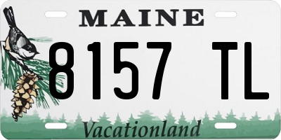 ME license plate 8157TL