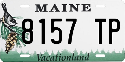 ME license plate 8157TP