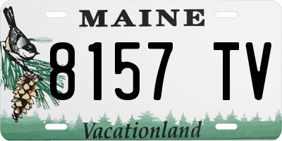 ME license plate 8157TV