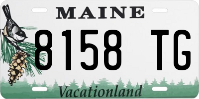 ME license plate 8158TG