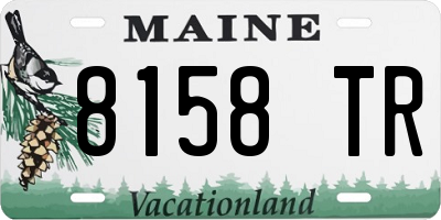 ME license plate 8158TR
