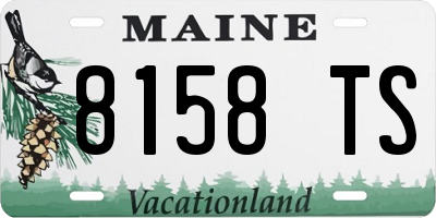 ME license plate 8158TS