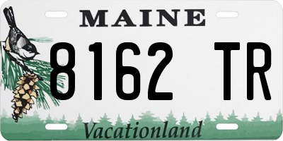 ME license plate 8162TR