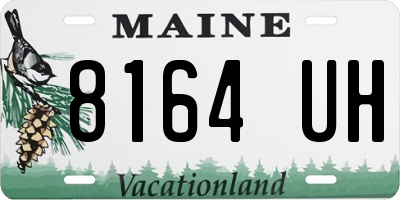 ME license plate 8164UH