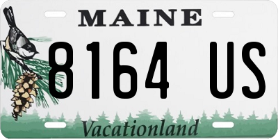 ME license plate 8164US