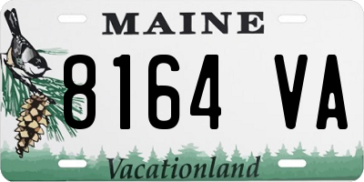 ME license plate 8164VA