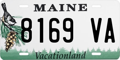 ME license plate 8169VA