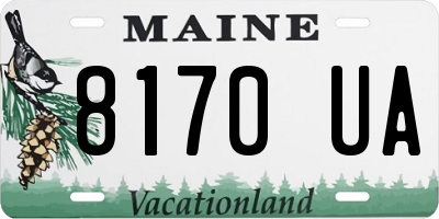 ME license plate 8170UA