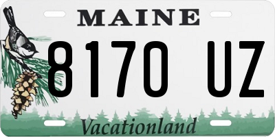 ME license plate 8170UZ