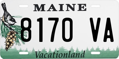 ME license plate 8170VA