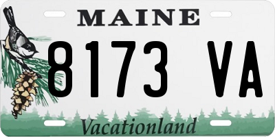 ME license plate 8173VA