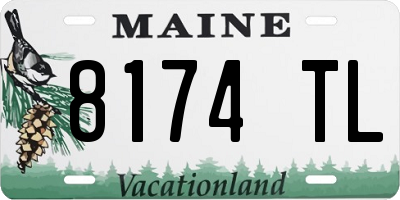 ME license plate 8174TL