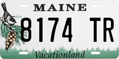 ME license plate 8174TR
