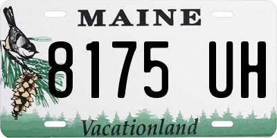 ME license plate 8175UH