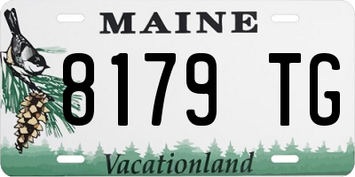 ME license plate 8179TG