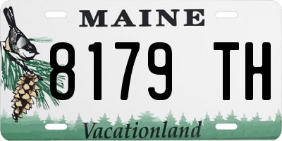 ME license plate 8179TH