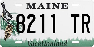 ME license plate 8211TR