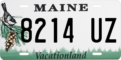 ME license plate 8214UZ