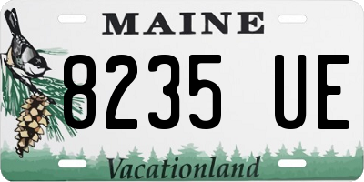 ME license plate 8235UE