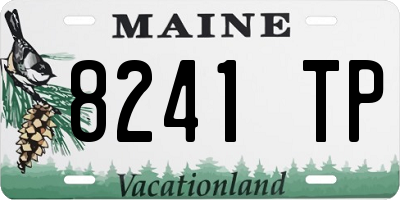 ME license plate 8241TP