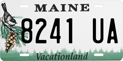 ME license plate 8241UA