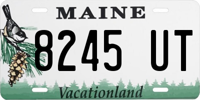 ME license plate 8245UT