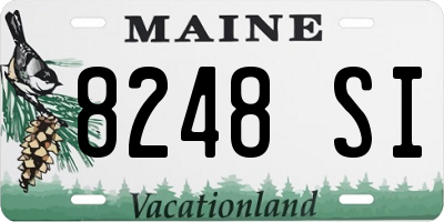 ME license plate 8248SI