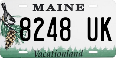 ME license plate 8248UK